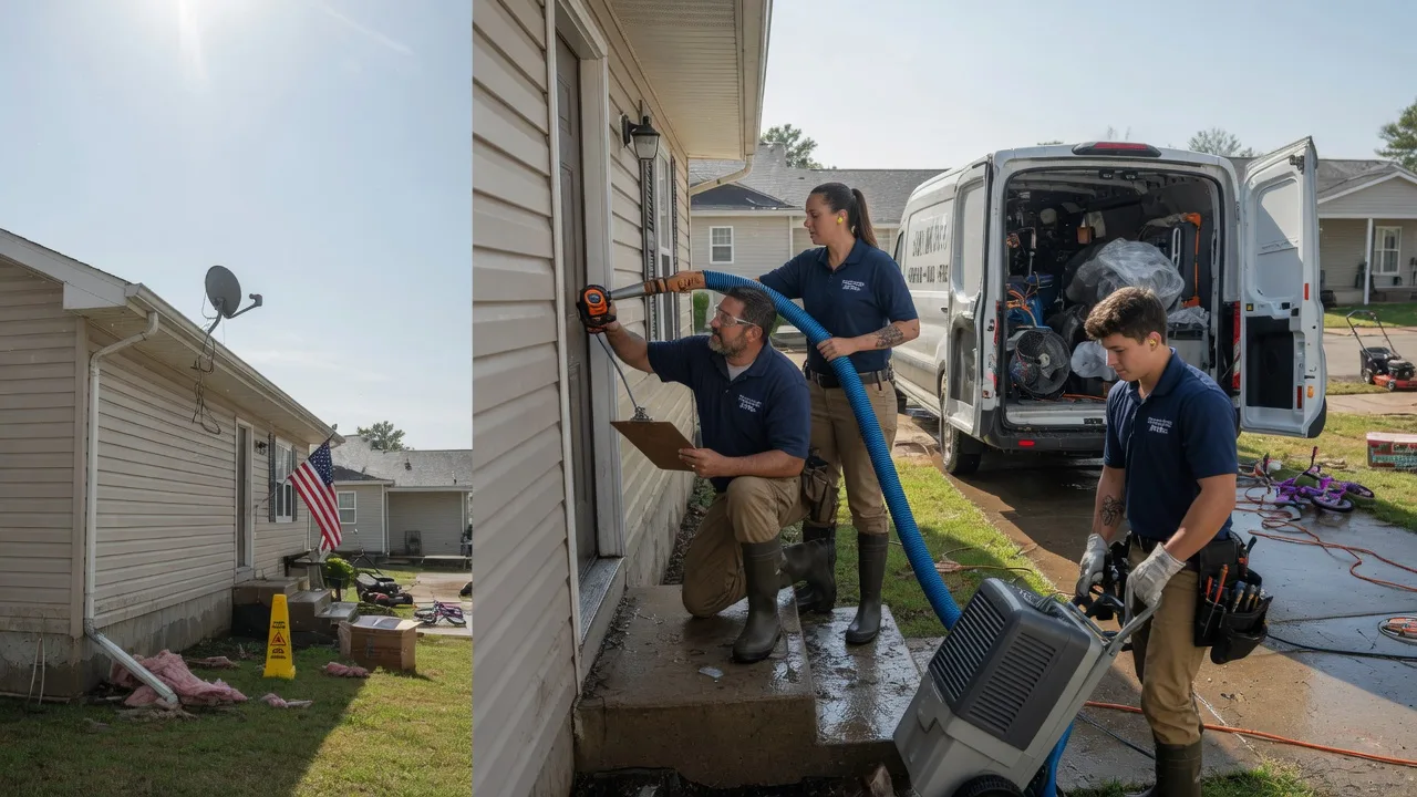 Ceiling Water Damage Restoration in Stonington, IL near me